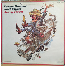 Jerry Reed Texas Bound And Flyin' Vinyl LP USED