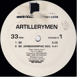 Artillerymen 9G USED VINYL 12INCH PROMO 33 S RPM
