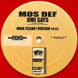 Mos Def Umi Says USED VINYL 12INCH PROMO