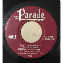 Jesse Crawford Christmas Carols - Vol. 1 USED VINYL 7INCH 45 RPM EP