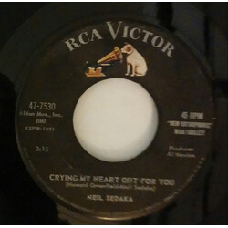 Neil Sedaka Crying My Heart Out For You / You Gotta Learn Your Rhythm And Blues USED VINYL 7INCH 45 RPM
