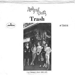 New York Dolls Trash USED VINYL 7INCH 45 RPM SINGLE PROMO STEREO MONO