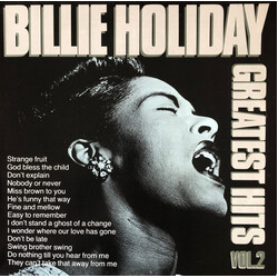 Billie Holiday Greatest Hits Vol.2 Vinyl LP USED