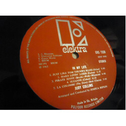 Judy Collins In My Life Vinyl LP USED