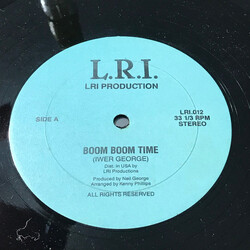 Iwer George / Daddy Percy Boom Boom Time/Time Hard Hold Tight USED VINYL 12INCH