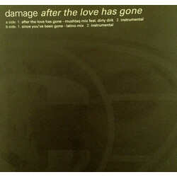 Damage After The Love Has Gone / Since You've Been Gone USED VINYL 12INCH PROMO
