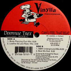 Dominae Trex / Jackie Cohen Can U Feel That Beat USED VINYL 12INCH 33 S RPM