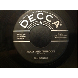 Bill Monroe Molly And Tenbrooks / I'm Sitting On Top Of The World USED VINYL 7INCH 45 RPM SINGLE