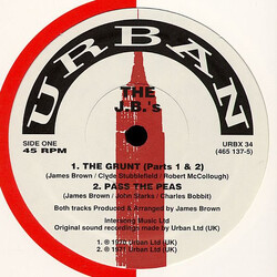 The J.B.'s The Grunt (Parts 1 & 2) USED VINYL 12INCH 45 RPM COMPILATION