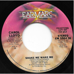 Carol Lloyd Shake Me Wake Me USED VINYL 7INCH 45 RPM SINGLE PROMO STEREO MONO