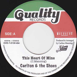 Carlton And The Shoes This Heart Of Mine Vinyl 7" USED