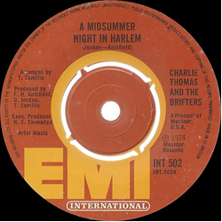 Charlie Thomas / The Drifters A Midsummer Night In Harlem Vinyl 7" USED