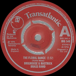 The Brighouse And Rastrick Brass Band The Floral Dance Vinyl 7" USED