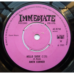 Amen Corner Hello Susie Vinyl 7" USED