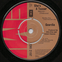 Geordie She's A Teaser USED VINYL 7INCH 45 RPM SINGLE