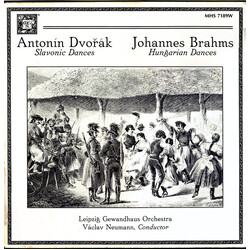 Antonín Dvořák / Johannes Brahms / Gewandhausorchester Leipzig / Václav Neumann Slavonic Dances / Hungarian Dances Vinyl LP USED