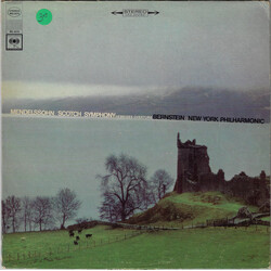 Felix Mendelssohn-Bartholdy / Leonard Bernstein / New York Philharmonic Scotch Symphony / Hebrides Overture Vinyl LP USED