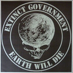 Extinct Government / Rocky & The Sweden Earth Will Die / Burning Again USED VINYL 7INCH 45 RPM SINGLE LIMITED EDITION WHITE LABEL