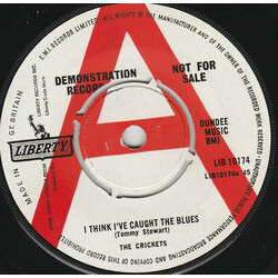 The Crickets (2) I Think I've Caught The Blues USED VINYL 7INCH 45 RPM SINGLE PROMO