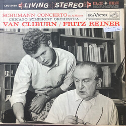 Robert Schumann / Chicago Symphony Orchestra / Van Cliburn / Fritz Reiner Concerto In A Minor Vinyl LP USED