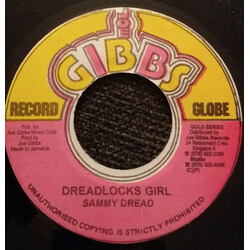 Sammy Dread / Joe Gibbs & The Professionals Dreadlocks Girl USED VINYL 7INCH SINGLE REISSUE