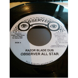 Observer Allstars Razor Blade Dub / Flint Stone Dub USED VINYL 7INCH 45 RPM