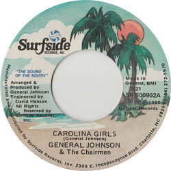General Johnson / Chairmen Of The Board Carolina Girls USED VINYL 7INCH 45 RPM