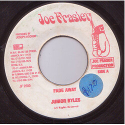Junior Byles Fade Away USED VINYL 7INCH 45 RPM SINGLE REISSUE