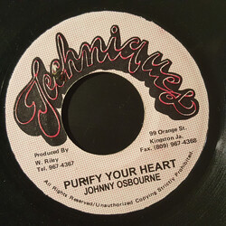 Johnny Osbourne Purify Your Heart USED VINYL 7INCH 45 RPM