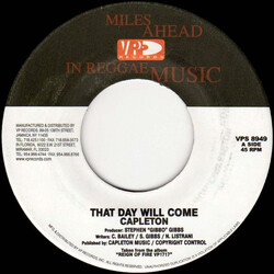 Capleton That Day Will Come / Ton Load USED VINYL 7INCH 45 RPM