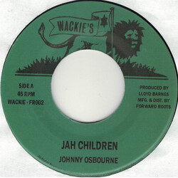 Johnny Osbourne Jah Children USED VINYL 7INCH 45 RPM REISSUE