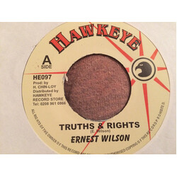 Ernest Wilson Truths & Rights USED VINYL 7INCH 45 RPM REISSUE