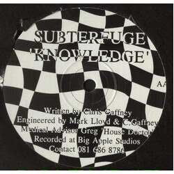 Subterfuge (2) Knowledge USED VINYL 12INCH
