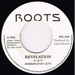 Barrington Levy Revelation USED VINYL 7INCH 45 RPM SINGLE REISSUE