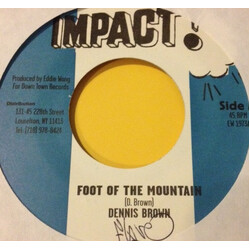 Dennis Brown Foot Of The Mountain USED VINYL 7INCH 45 RPM REISSUE