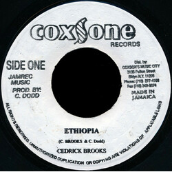Cedric "Im" Brooks / The Gaylads Ethiopia / Don't Say No USED VINYL 7INCH 45 RPM MISPRINT REISSUE
