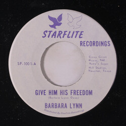 Barbara Lynn Give Him His Freedom / Take Your Time USED VINYL 7INCH 45 RPM SINGLE