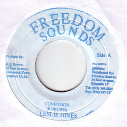 Leslie Hines Confusion USED VINYL 7INCH REPRESS