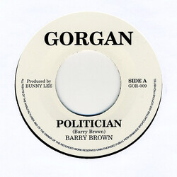Barry Brown Politician USED VINYL 7INCH REISSUE