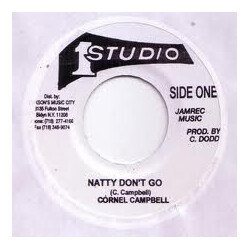 Cornell Campbell Natty Don't Go USED VINYL 7INCH REISSUE