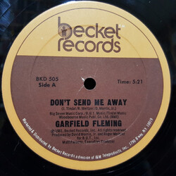 Garfield Fleming Don't Send Me Away USED VINYL 12INCH 33 S RPM SINGLE