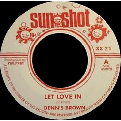 Dennis Brown / King Sighta Let Love In / Master Of All USED VINYL 7INCH 45 RPM REISSUE