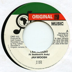 Jah Woosh I Am Alright USED VINYL 7INCH 45 RPM REISSUE