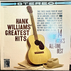 Hank Williams Greatest Hits Vinyl LP USED