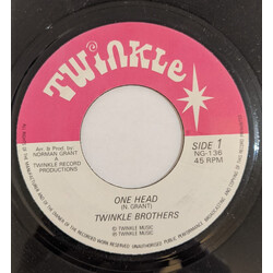 Twinkle Brothers One Head USED VINYL 7INCH 45 RPM SINGLE STEREO