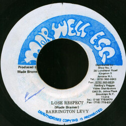 Barrington Levy / Trinity (4) Lose Respect / Read Up Yu Bible USED VINYL 7INCH 45 RPM REISSUE