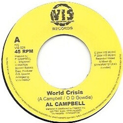 Al Campbell / Lorenzo (10) World Crisis / Walking Away USED VINYL 7INCH
