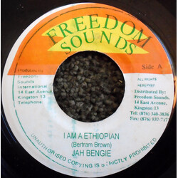 Jah Bengie I Am A Ethiopian USED VINYL 7INCH 45 RPM REISSUE
