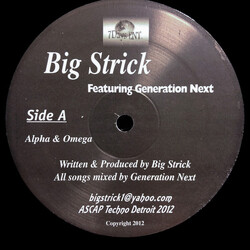 Big Strick / Generation Next (2) Alpha & Omega / Origin / Bloodline USED VINYL 12INCH 33 S RPM