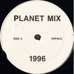 Afrika Bambaataa Planet Mix 1996 / Planet Mix 1997 USED VINYL 12INCH 33 S RPM WHITE LABEL